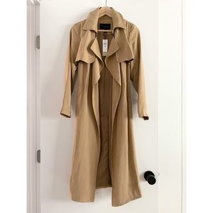 SOLD Banana Republic Soft Drapey Long Trench Coat PXS